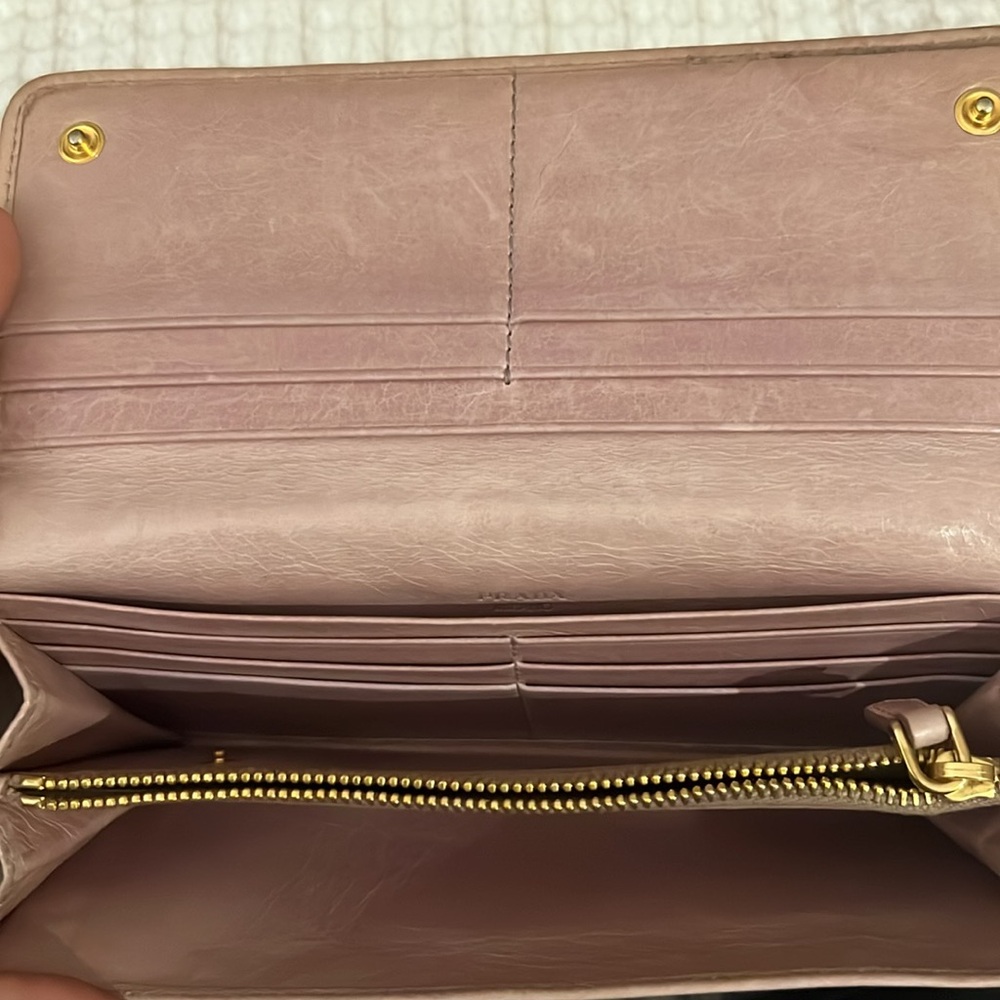 Authentic Prada Quilted Wallet - image 4